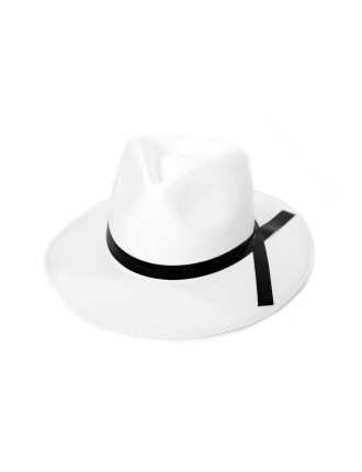 Must-Have White Fedora On Hand Now