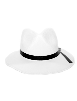 Must-Have White Fedora On Hand Now